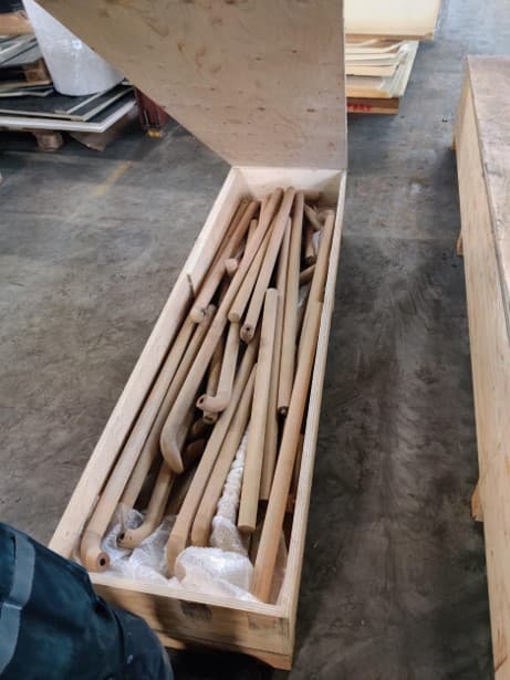 Eiken massief rond