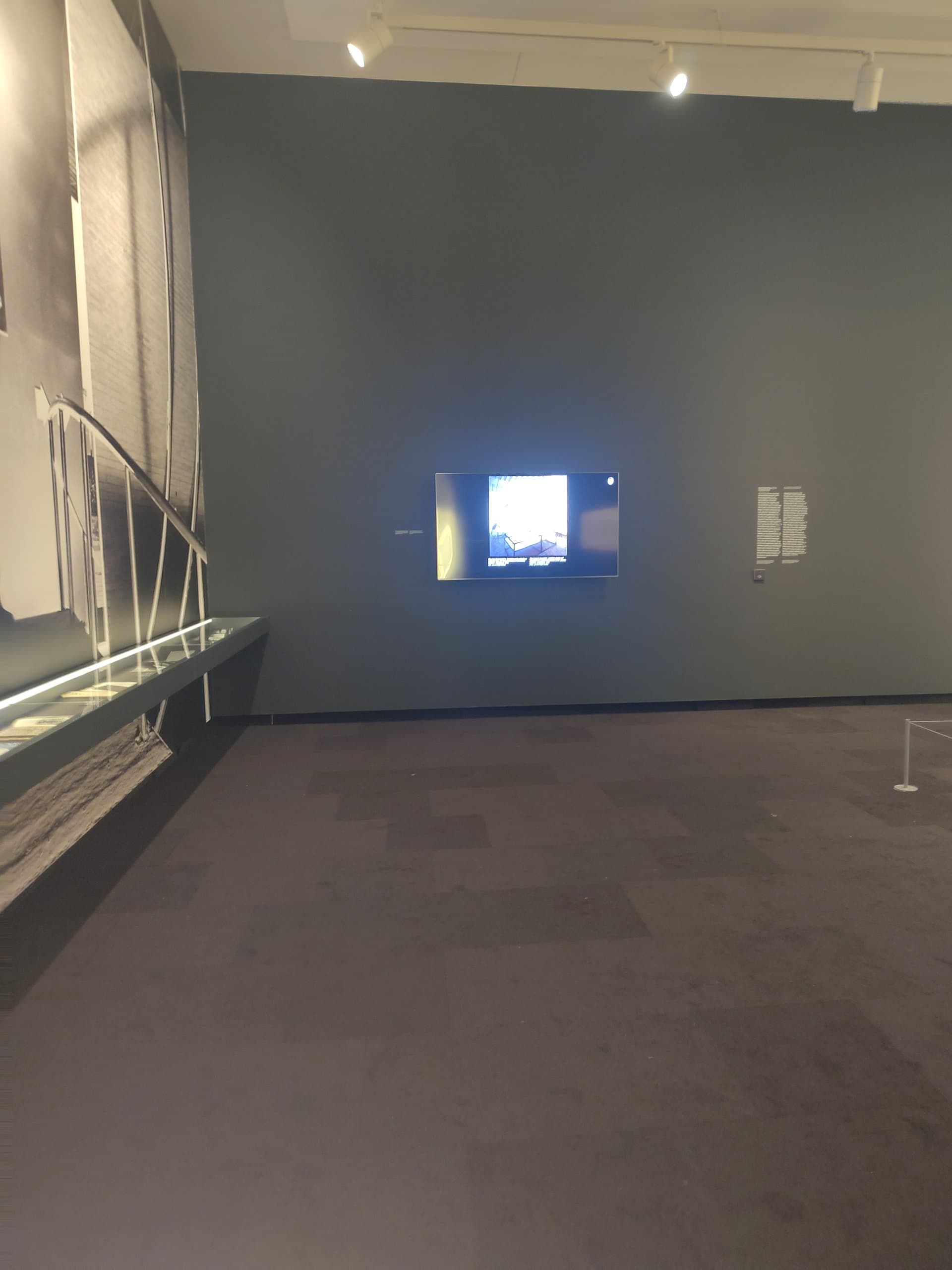 Wand vitrine ral 7021
