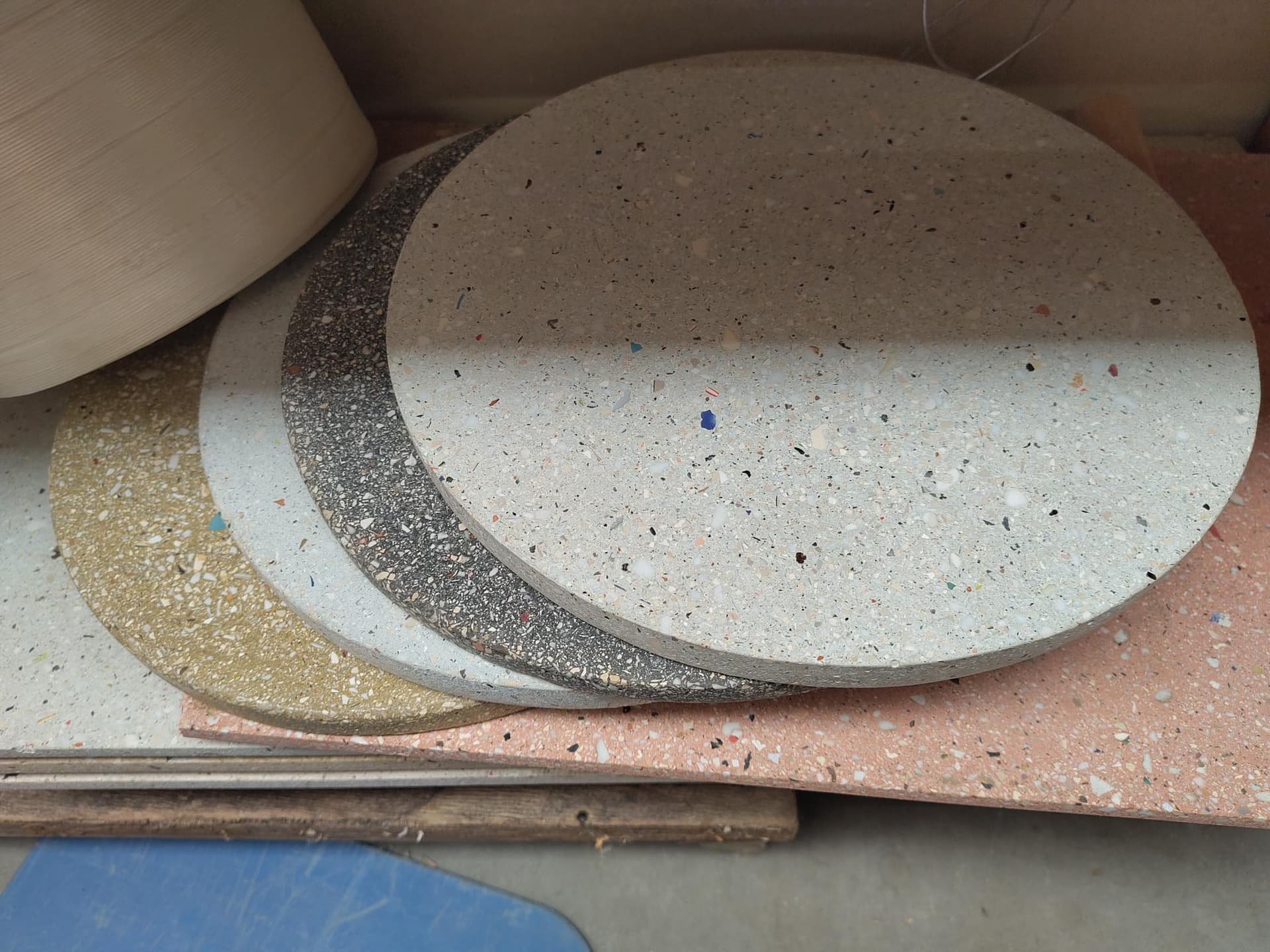 Terrazzo proefjes