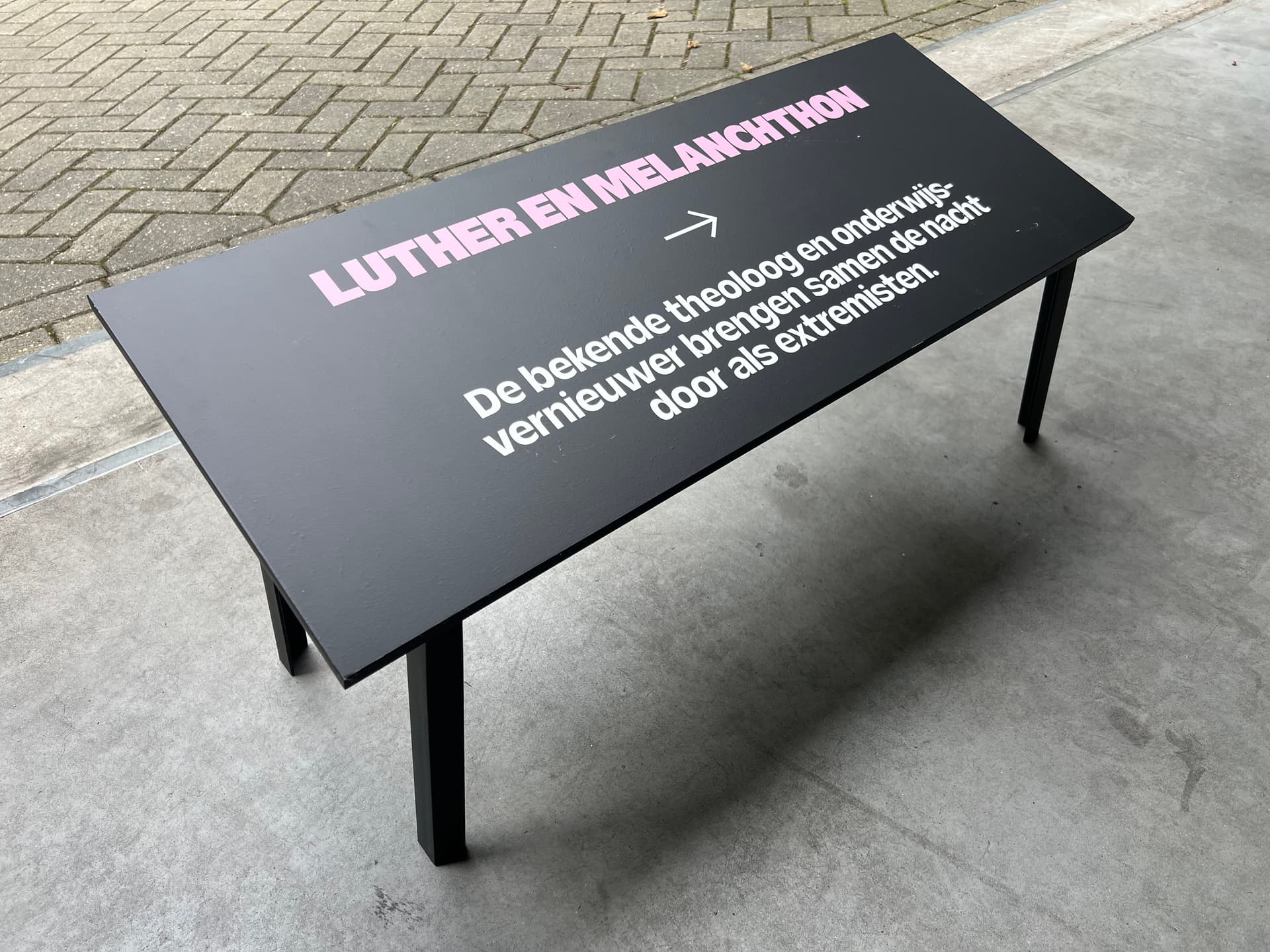 Presentatie tafels